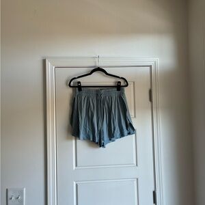 Light Blue Flutter Athletic Shorts